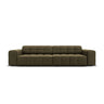Jennifer 4-Sitzer Sofa mit Bezug aus Samt (Bluvel 77) in Grün, 244x102 cm – Bild 1