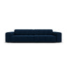 Jennifer 4-Sitzer Sofa mit Bezug aus Samt (Bluvel 86) in Königsblau, 244x102 cm – Bild 1