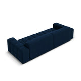 Jennifer 4-Sitzer Sofa mit Bezug aus Samt (Bluvel 86) in Königsblau, 244x102 cm – Bild 5