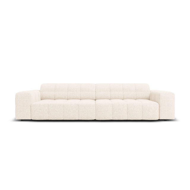 Jennifer 4-Sitzer Sofa mit Bezug aus Samt oder Chenille, 244x102 cm – Bild 1