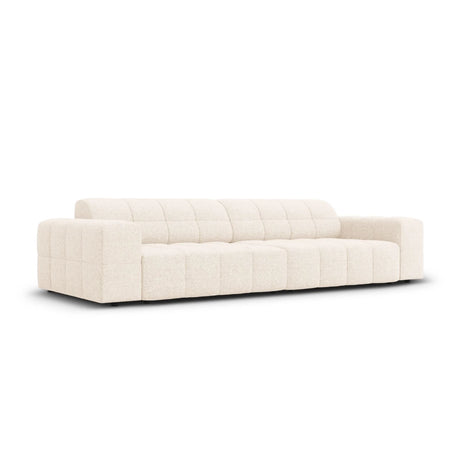 Jennifer 4-Sitzer Sofa mit Bezug aus Samt oder Chenille, 244x102 cm – Bild 3