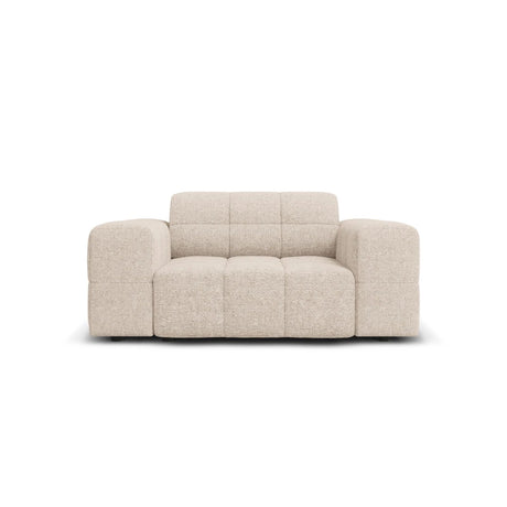 Jennifer Sessel mit Bezug aus Chenille (Haga 30) in Beige, 124x102 cm – Bild 1