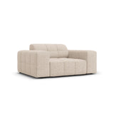 Jennifer Sessel mit Bezug aus Chenille (Haga 30) in Beige, 124x102 cm – Bild 3