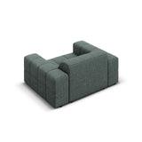 Jennifer Sessel mit Bezug aus Chenille (Haga 78) in Petrol, 124x102 cm – Bild 5