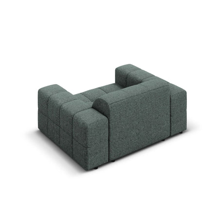 Jennifer Sessel mit Bezug aus Chenille (Haga 78) in Petrol, 124x102 cm – Bild 5