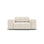 Jennifer Sessel mit Bezug aus Samt (Bluvel 22) in Leichtes Beige, 124x102 cm – Bild 1