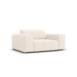 Jennifer Sessel mit Bezug aus Samt oder Chenille, 124x102 cm – Bild 3