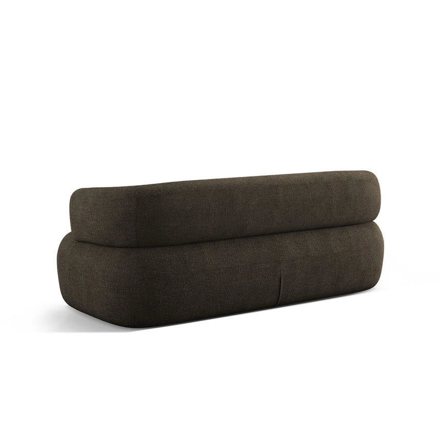 Jenny 2-Sitzer Sofa mit Bezug aus Boucle (ASCMOUSE) in Grau-braun, 178x90 cm – Bild 5