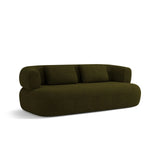 Jenny 2-Sitzer Sofa mit Bezug aus Boucle (ASCOLIGRE) in Grün, 178x90 cm – Bild 4
