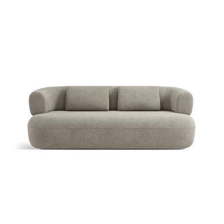 Jenny 2-Sitzer Sofa mit Bezug aus Boucle (ASCTOFE) in Hellgrau, 178x90 cm – Bild 1