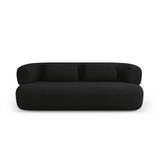 Jenny 2-Sitzer Sofa mit Bezug aus Boucle (NoN100) in Schwarz, 178x90 cm – Bild 1