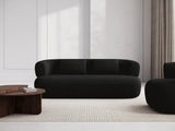 Jenny 2-Sitzer Sofa mit Bezug aus Boucle (NoN100) in Schwarz, 178x90 cm – Bild 2