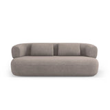 Jenny 2-Sitzer Sofa mit Bezug aus Boucle (NoN16) in Hellbraun, 178x90 cm – Bild 1