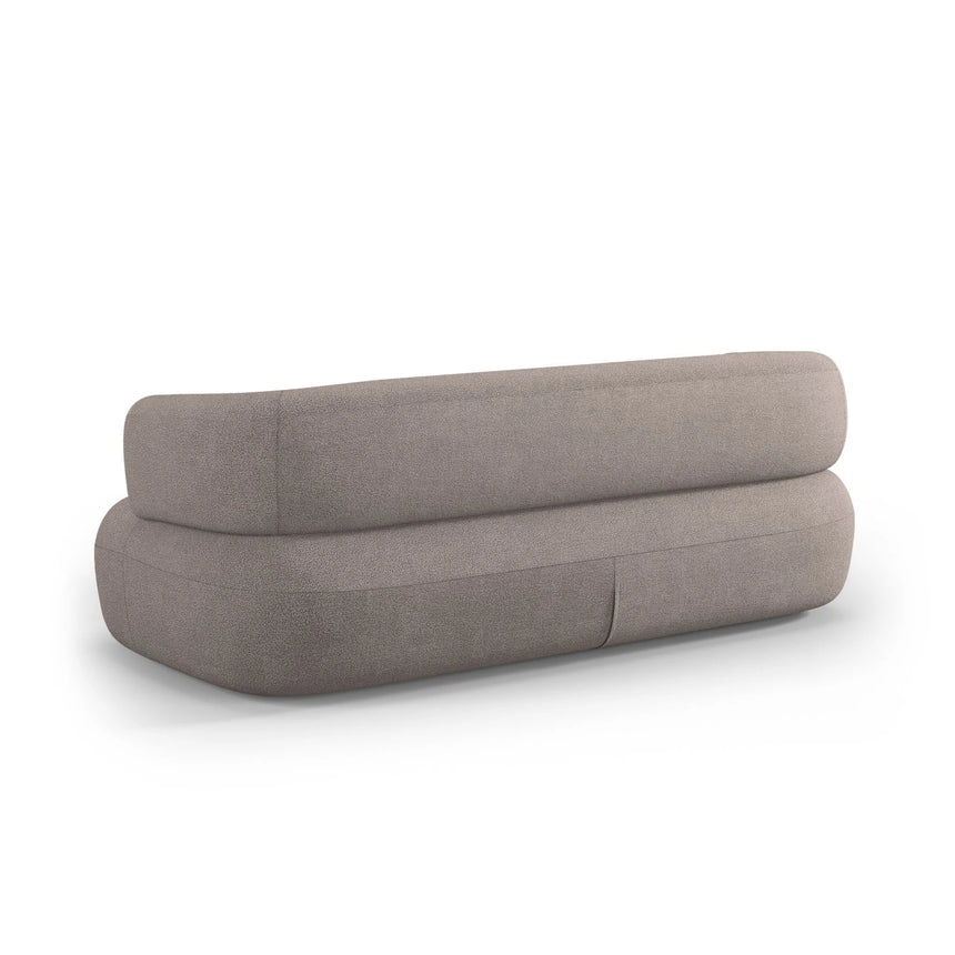 Jenny 2-Sitzer Sofa mit Bezug aus Boucle (NoN16) in Hellbraun, 178x90 cm – Bild 5