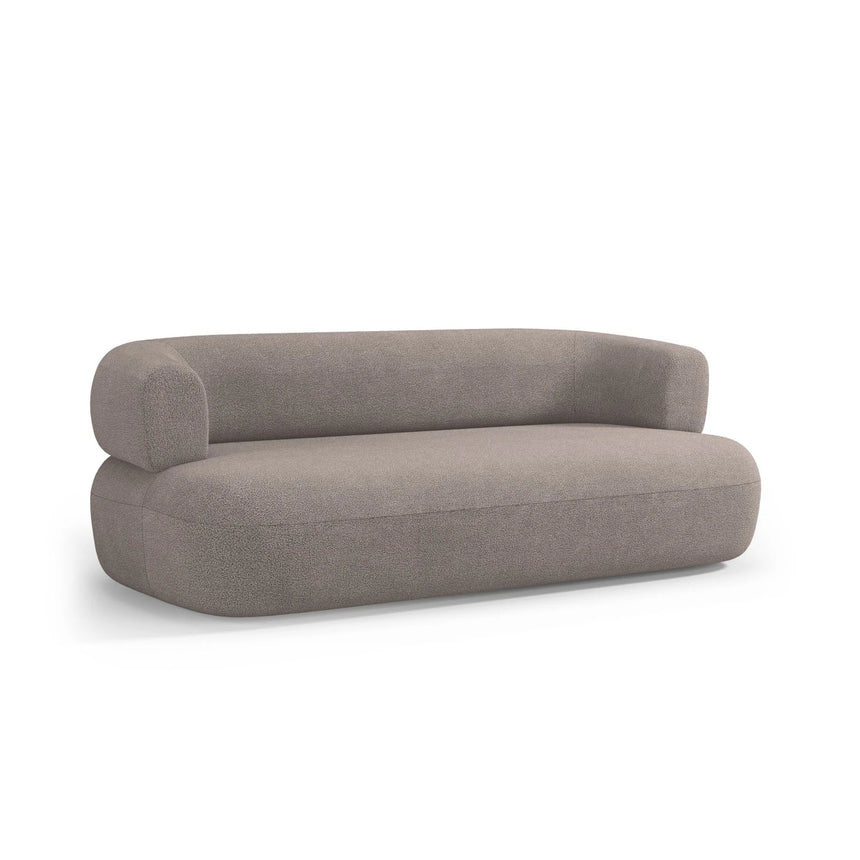 Jenny 2-Sitzer Sofa mit Bezug aus Boucle (NoN16) in Hellbraun, 178x90 cm – Bild 6