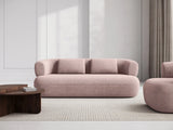 Jenny 2-Sitzer Sofa mit Bezug aus Boucle (NoN61) in Puderrosa, 178x90 cm – Bild 2
