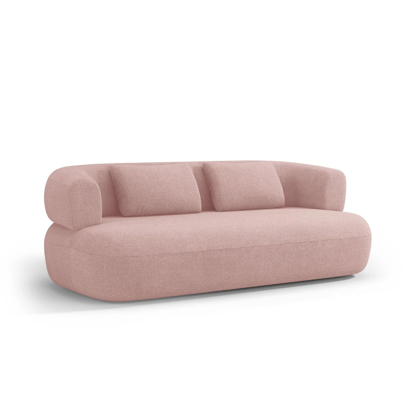 Jenny 2-Sitzer Sofa mit Bezug aus Boucle (NoN61) in Puderrosa, 178x90 cm – Bild 4