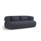 Jenny 2-Sitzer Sofa mit Bezug aus Boucle (NoN79) in Dunkelblau, 178x90 cm – Bild 4