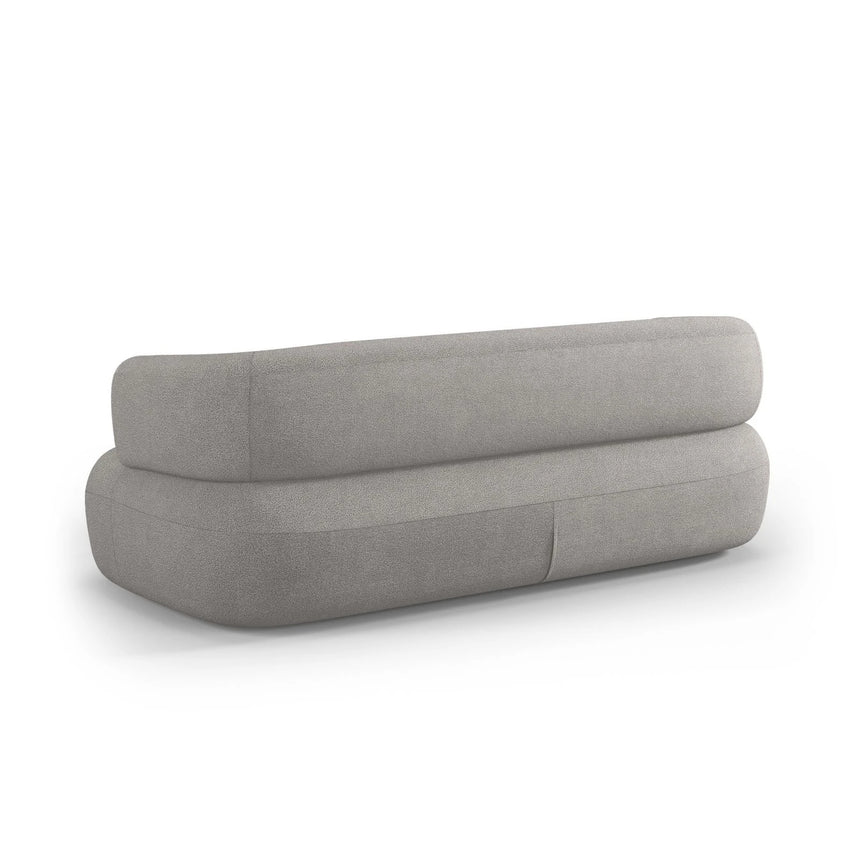 Jenny 2-Sitzer Sofa mit Bezug aus Boucle (NoN83) in Hellgrau, 178x90 cm – Bild 5