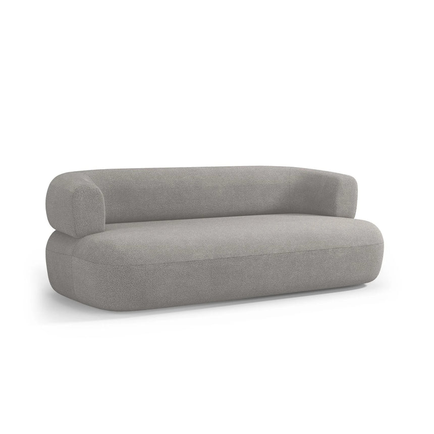 Jenny 2-Sitzer Sofa mit Bezug aus Boucle (NoN83) in Hellgrau, 178x90 cm – Bild 6