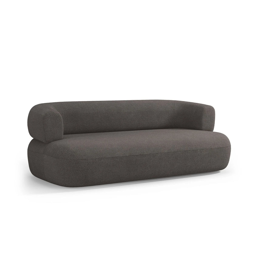 Jenny 2-Sitzer Sofa mit Bezug aus Boucle (NoN92) in Grau, 178x90 cm – Bild 6
