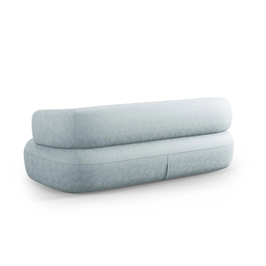 Jenny 2-Sitzer Sofa mit Bezug aus Chenille (PeHa72) in Hellblau, 178x90 cm – Bild 4