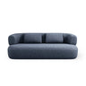 Jenny 2-Sitzer Sofa mit Bezug aus Chenille (PeHa77) in Dunkelblau, 178x90 cm – Bild 1