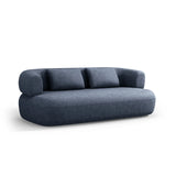 Jenny 2-Sitzer Sofa mit Bezug aus Chenille (PeHa77) in Dunkelblau, 178x90 cm – Bild 3