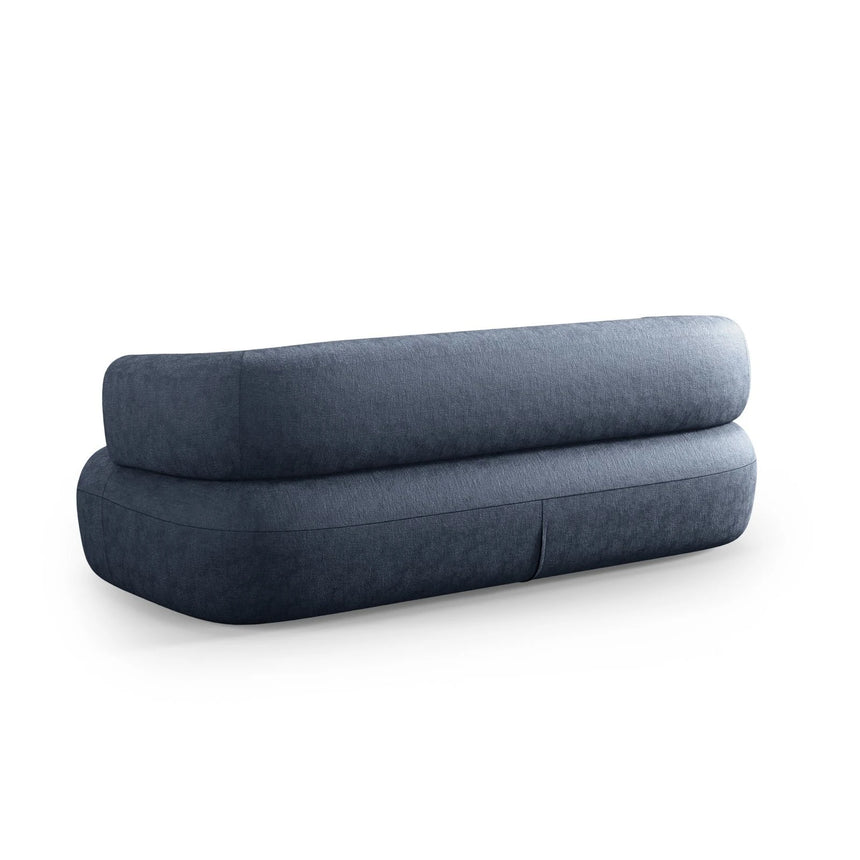 Jenny 2-Sitzer Sofa mit Bezug aus Chenille (PeHa77) in Dunkelblau, 178x90 cm – Bild 4