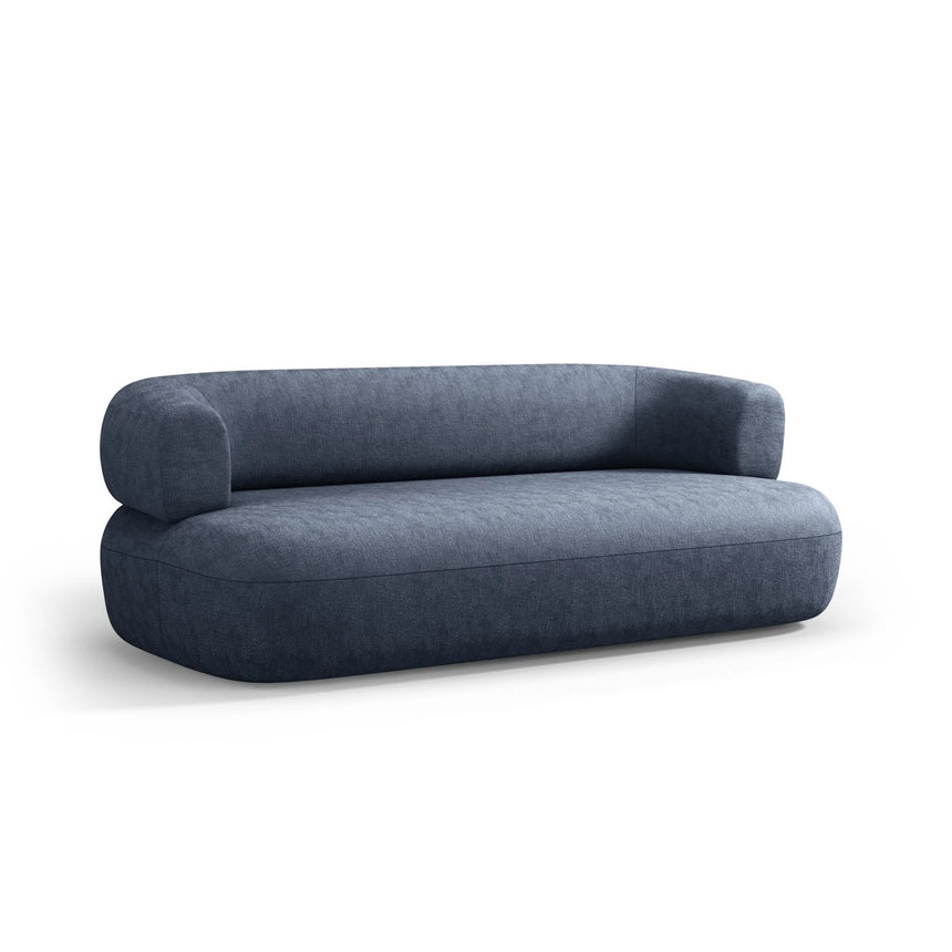 Jenny 2-Sitzer Sofa mit Bezug aus Chenille (PeHa77) in Dunkelblau, 178x90 cm – Bild 5