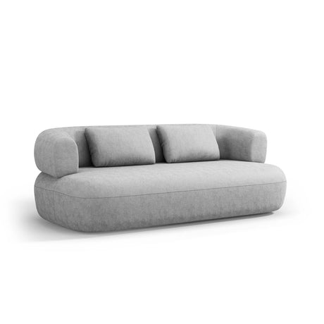 Jenny 2-Sitzer Sofa mit Bezug aus Chenille (PeHa85) in Silber, 178x90 cm – Bild 3