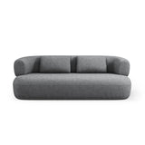 Jenny 2-Sitzer Sofa mit Bezug aus Chenille (PeHa90) in Dunkelgrau, 178x90 cm – Bild 1
