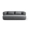Jenny 2-Sitzer Sofa mit Bezug aus Chenille (PeHa90) in Dunkelgrau, 178x90 cm – Bild 1