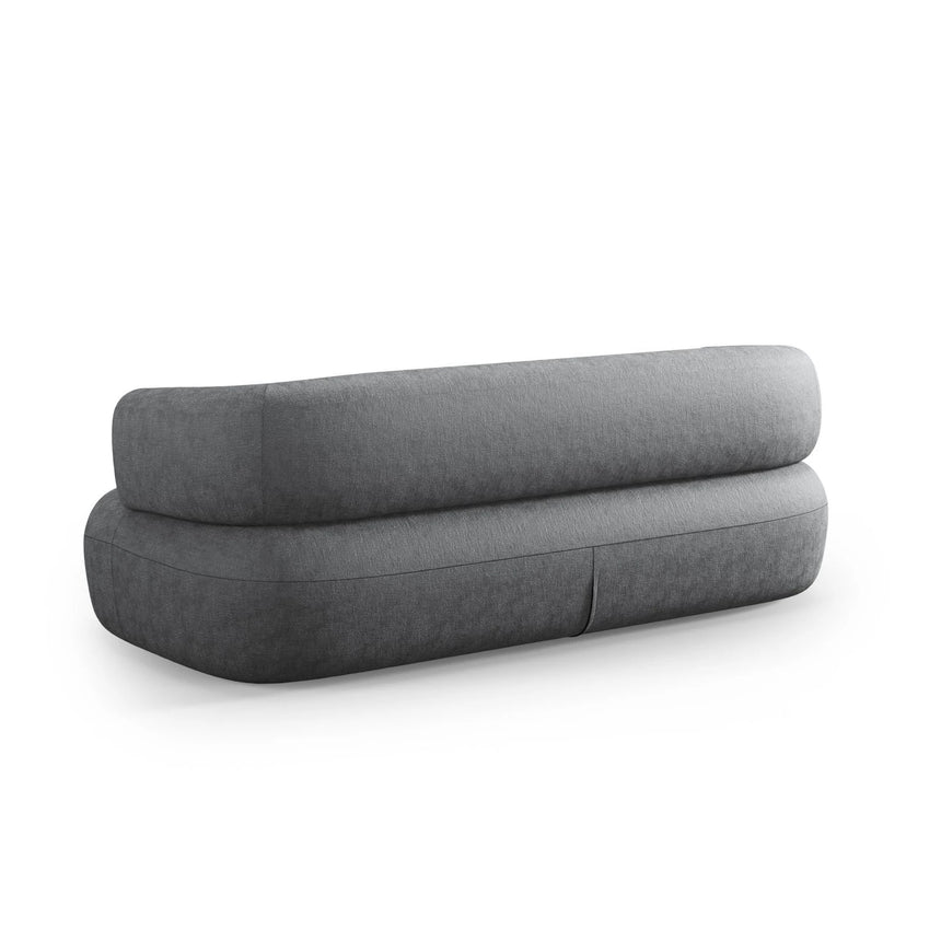 Jenny 2-Sitzer Sofa mit Bezug aus Chenille (PeHa90) in Dunkelgrau, 178x90 cm – Bild 4