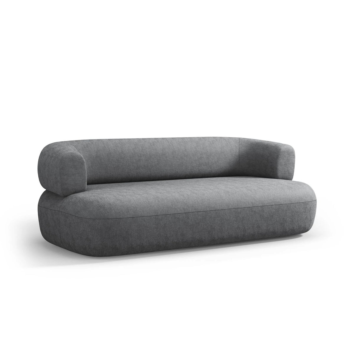 Jenny 2-Sitzer Sofa mit Bezug aus Chenille (PeHa90) in Dunkelgrau, 178x90 cm – Bild 5