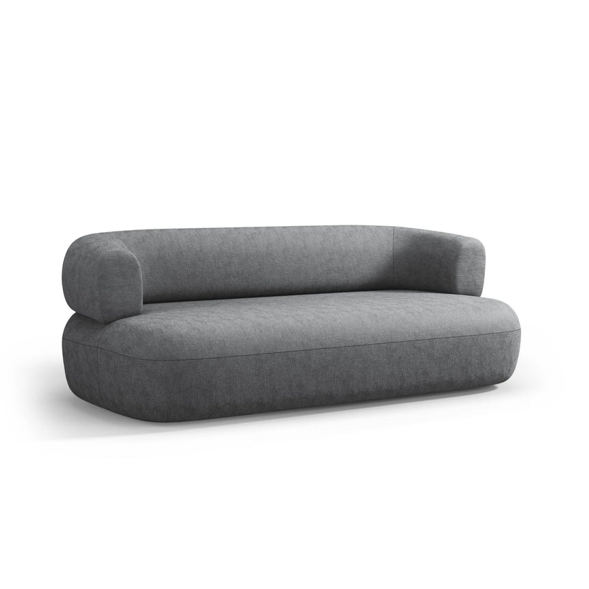 Jenny 2-Sitzer Sofa mit Bezug aus Chenille (PeHa90) in Dunkelgrau, 178x90 cm – Bild 5