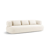 Jenny 4-Sitzer Sofa mit Bezug aus Boucle (AscNATA) in Beige, 226x90 cm – Bild 4