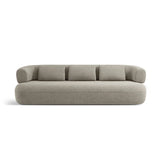 Jenny 4-Sitzer Sofa mit Bezug aus Boucle (ASCTOFE) in Hellgrau, 226x90 cm – Bild 1