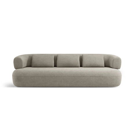 Jenny 4-Sitzer Sofa mit Bezug aus Boucle (ASCTOFE) in Hellgrau, 226x90 cm – Bild 1