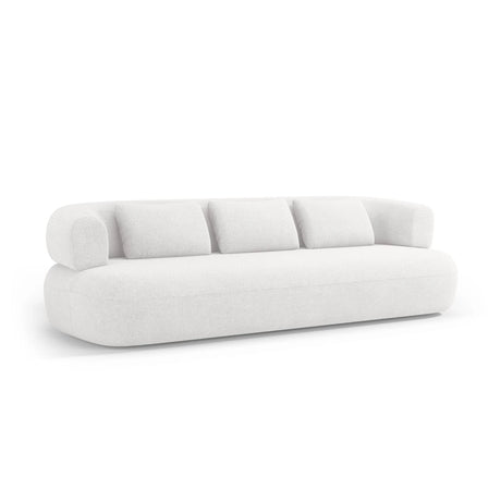 Jenny 4-Sitzer Sofa mit Bezug aus Boucle (NoN01) in Elfenbein, 226x90 cm – Bild 4
