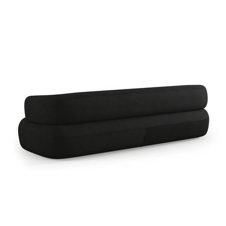 Jenny 4-Sitzer Sofa mit Bezug aus Boucle (NoN100) in Schwarz, 226x90 cm – Bild 5