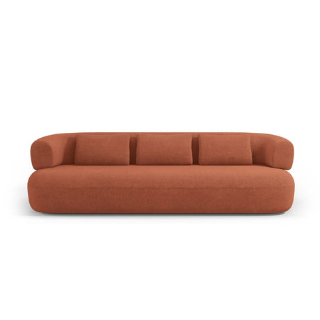 Jenny 4-Sitzer Sofa mit Bezug aus Boucle (NoN54) in Ziegel, 226x90 cm – Bild 1