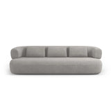Jenny 4-Sitzer Sofa mit Bezug aus Boucle (NoN83) in Hellgrau, 226x90 cm – Bild 1