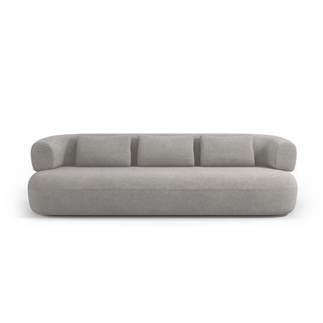 Jenny 4-Sitzer Sofa mit Bezug aus Boucle (NoN83) in Hellgrau, 226x90 cm – Bild 1