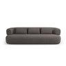 Jenny 4-Sitzer Sofa mit Bezug aus Boucle (NoN92) in Grau, 226x90 cm – Bild 1