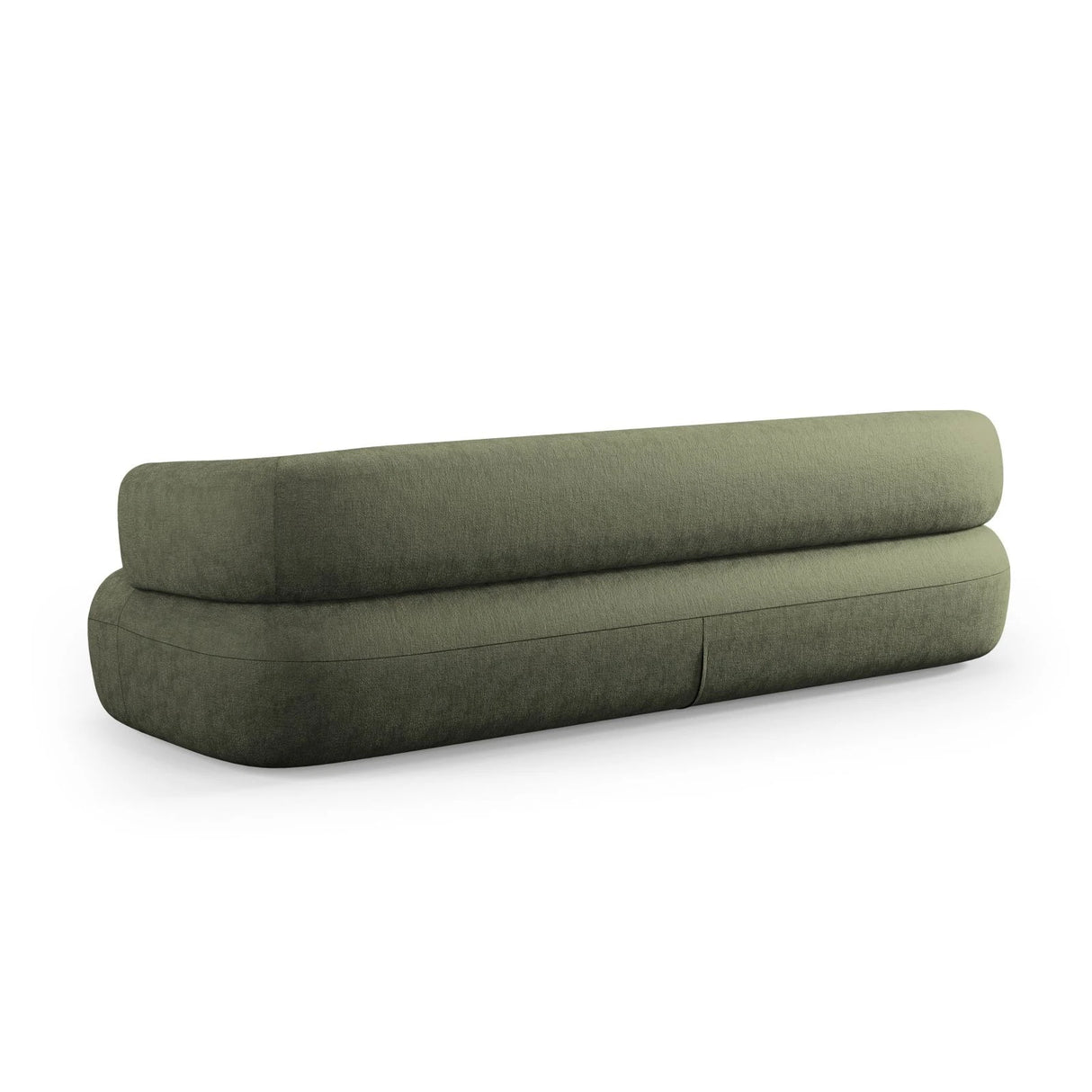 Jenny 4-Sitzer Sofa mit Bezug aus Chenille (PeHa39) in Grün, 226x90 cm – Bild 4