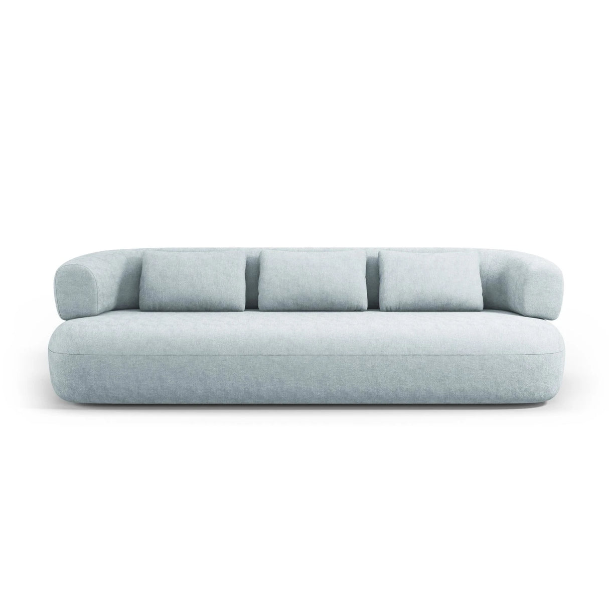 Jenny 4-Sitzer Sofa mit Bezug aus Chenille (PeHa72) in Hellblau, 226x90 cm – Bild 1