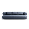 Jenny 4-Sitzer Sofa mit Bezug aus Chenille (PeHa77) in Dunkelblau, 226x90 cm – Bild 1