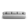 Jenny 4-Sitzer Sofa mit Bezug aus Chenille (PeHa85) in Silber, 226x90 cm – Bild 1