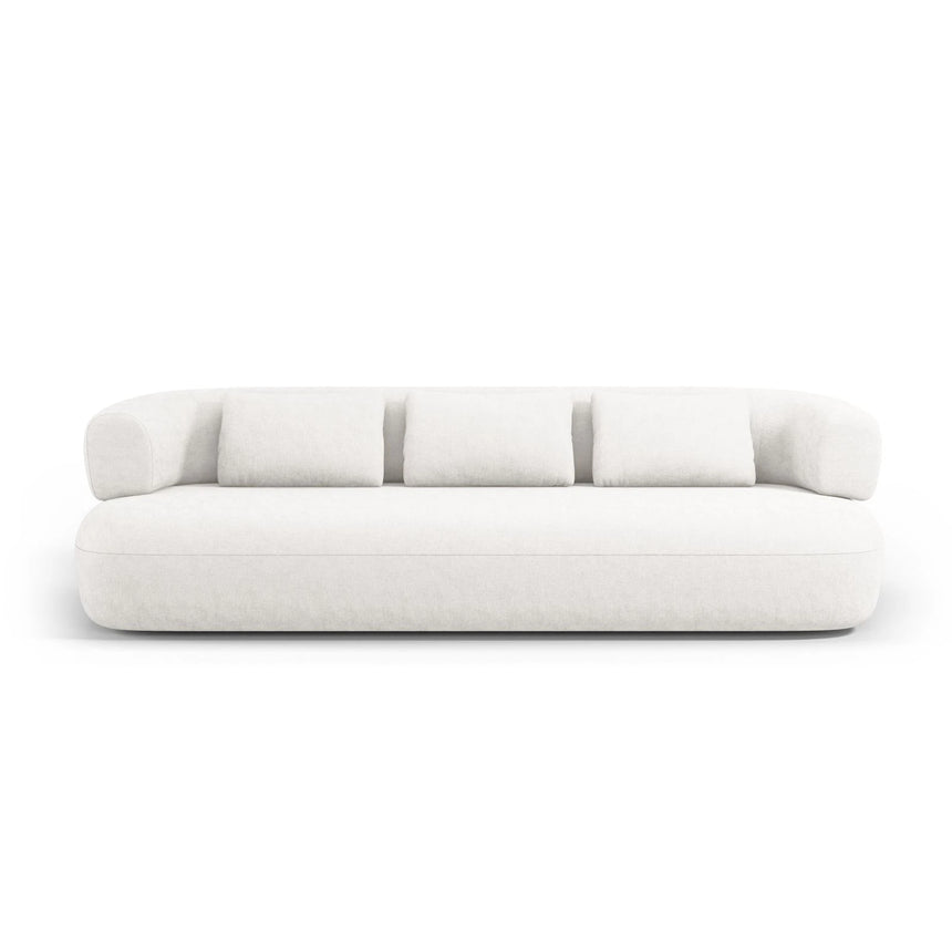 Jenny 4-Sitzer Sofa mit Bezug aus Samt, Boucle oder Chenille, 226x90 cm – Bild 1
